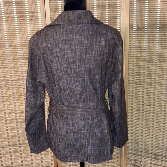 Sandro/ Women’s Brown Belted Double Breasted Blazer/Jacket - Size Large - Picture 4 of 11